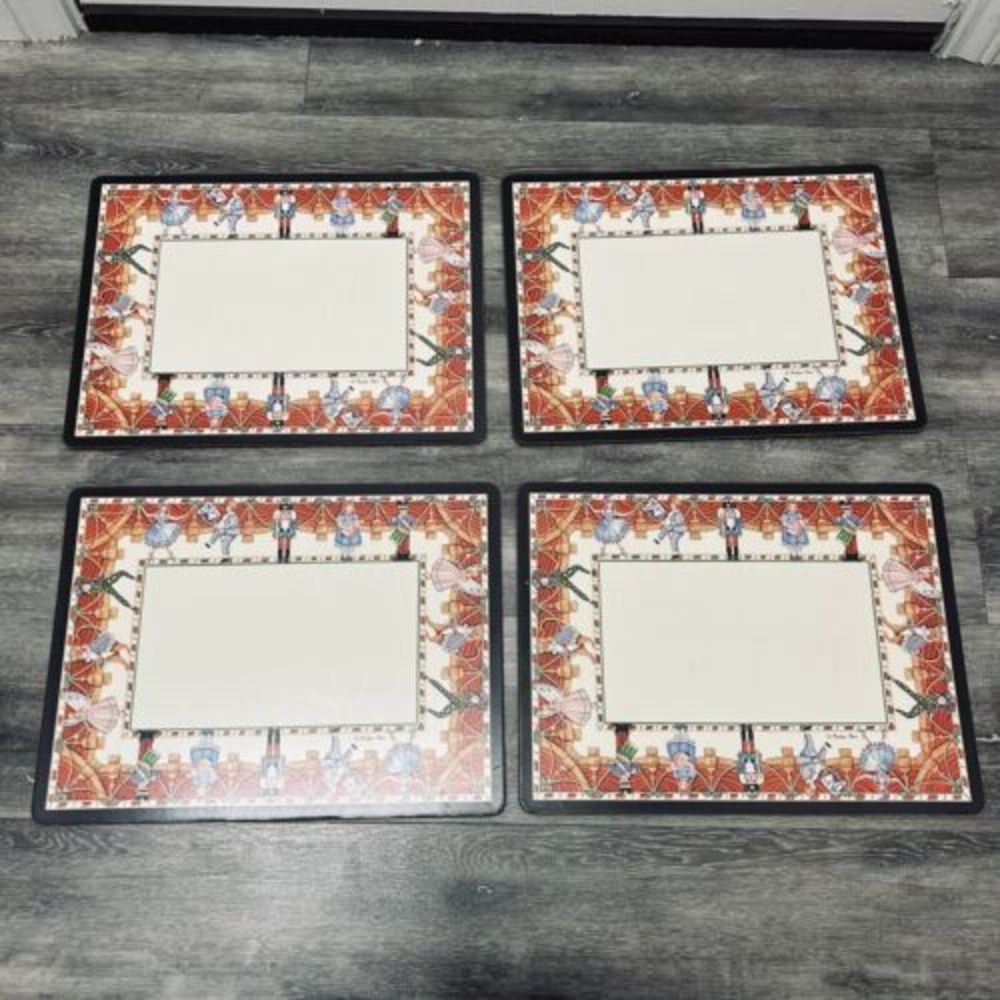 Vintage Pimpernel Placemats “Nut‎ Cracker” Theme Set Of 4 In Original Box